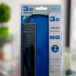Adaptateur Hub USB 3.0 – 7 Ports Haute Vitesse