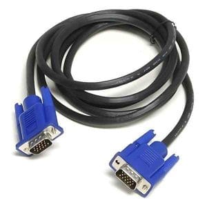 Câble VGA 1,5 mètre (PC à écran / vidéoprojecteur)
