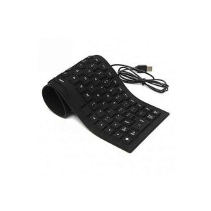 Clavier Flexible avec Fil – Résistant, Silencieux et Facile à Transporter