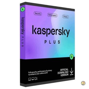 Kaspersky Plus – Protection Complète pour 4 Appareils (PC, Mac, Android, iOS)