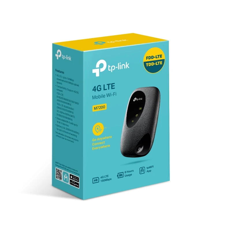 TP-Link M7200 – Routeur Wi-Fi de Poche 4G LTE