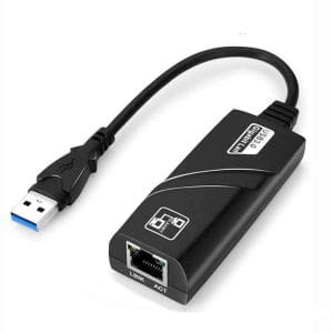 Adaptateur USB 3.0 vers Ethernet RJ45 – Réseau Filaire Haute Vitesse 1000 Mbps