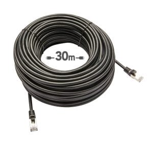 Câble RJ45 Ethernet Cat6 – 30 mètres – Longue portée réseau haut débit