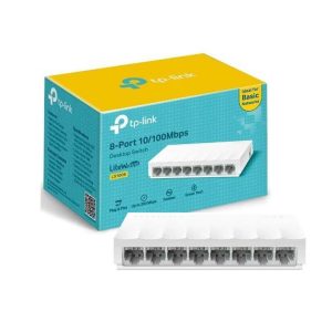 Switch Ethernet 8 Ports 10/100 Mbps – Réseau Rapide et Fiable