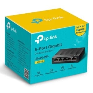 Switch TP-Link 5 Ports Gigabit – Boîtier Réseau Ethernet 10/100/1000 Mbps