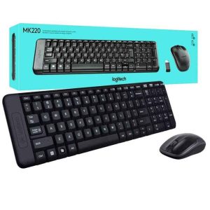 Combo Clavier et Souris Sans Fil Logitech MK220