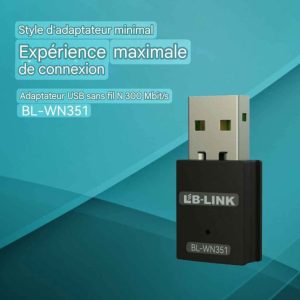 Clé WiFi LB-LINK 300 Mbps – Connexion Sans Fil Rapide et Stable
