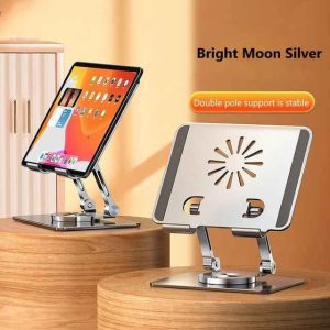 Support Rotatif pour Tablette en Alliage d’Aluminium – Réglable, Pliable